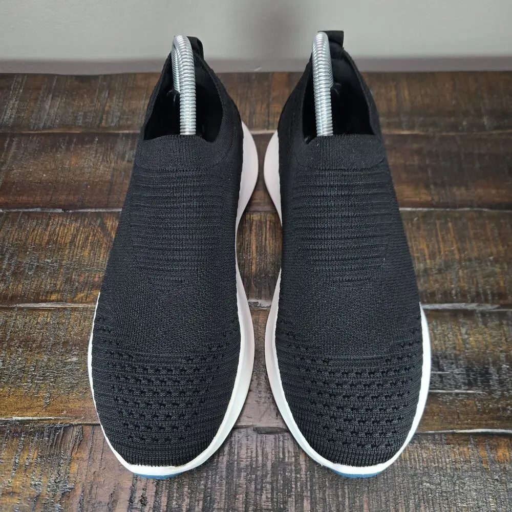 Vessi Everyday Move Slip On Womens Size 7 Waterproof Shoes Sneakers Onyx Black